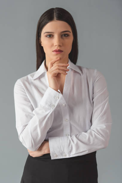 istock Attractive business woman 649541120