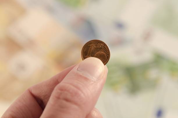 istock A penny with money in the background 649546634