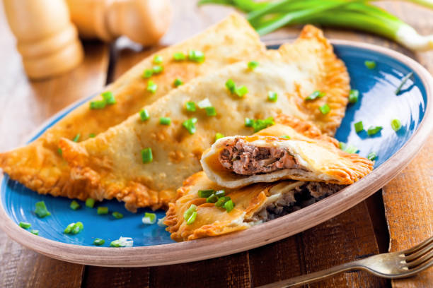 istock Cheburek meat pastry with meat 649552650