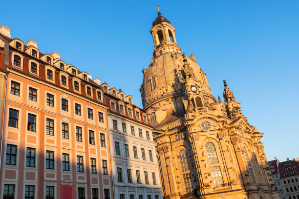 istock Dresden Frauenkirche at sunset 649552756