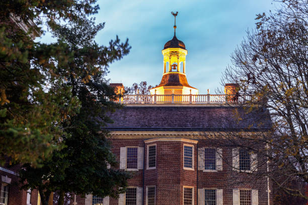 istock Old State House in downtown of Dover 649553004