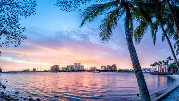west palm beach City skyline of west palm beach west palm beach stock pictures, royalty-free photos & images