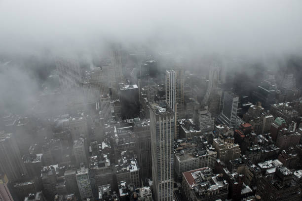 istock New York cityscape via Empire State Building observation point 649563222