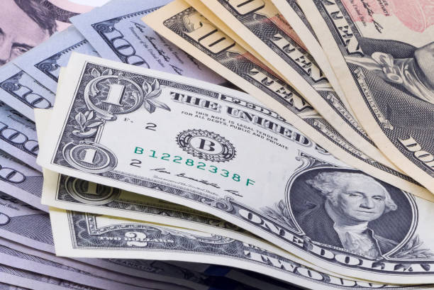 istock One, Ten, and hundred american dollar 649566614