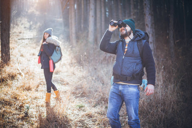istock Couple hiking in the mountain 649569490