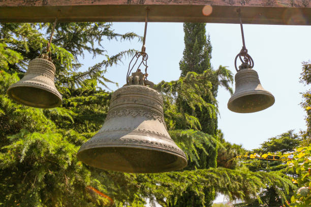 Old twin traditional church bells