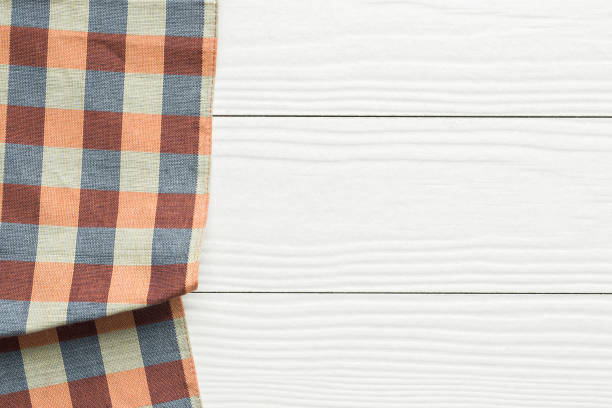 istock top view of napkin on white wooden table 649580848