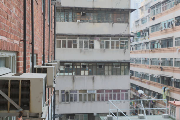 istock old apartment building at Sai Wan 649581180
