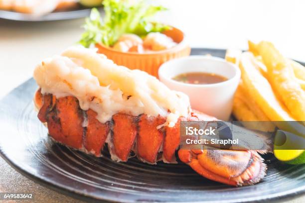 Lobster Steak Stock Photo - Download Image Now - Lobster - Seafood, Tail, Dinner