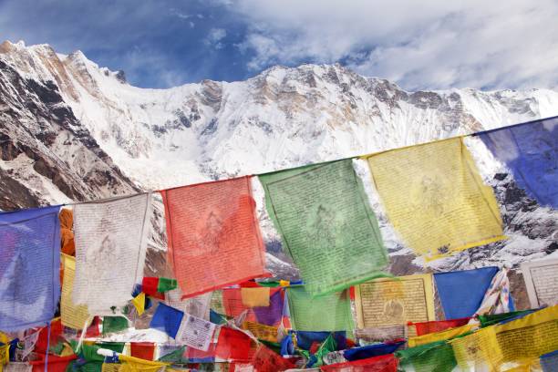 istock Mount Annapurna from Annapurna base camp, Nepal 649584358