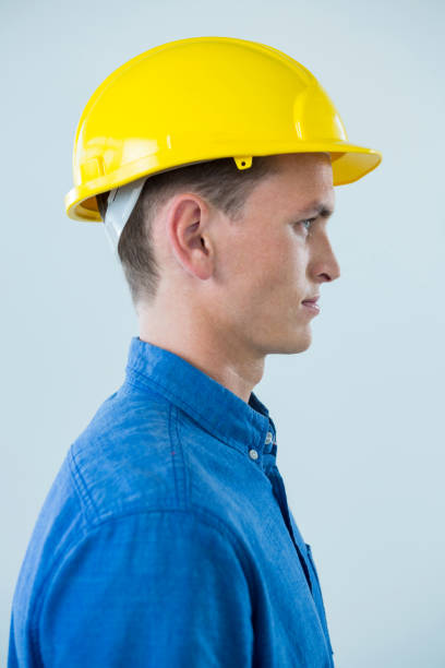 istock Close-up of confident engineer 649604958