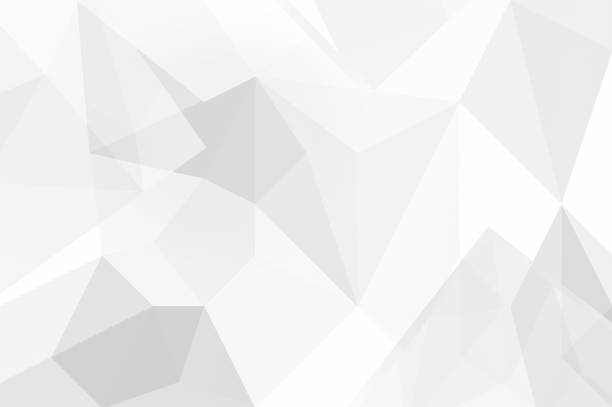 istock Abstract background of polygons on white background. 649605318