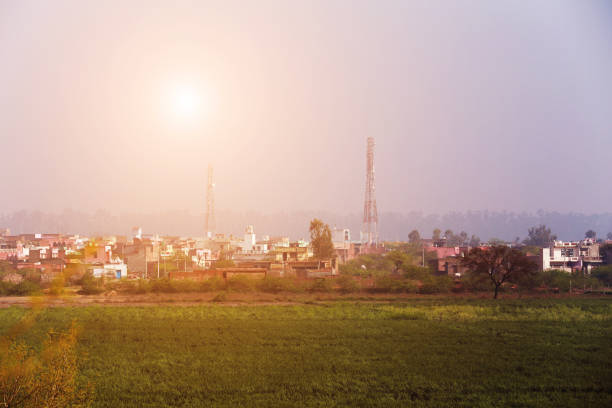 istock Village in nature 649609568