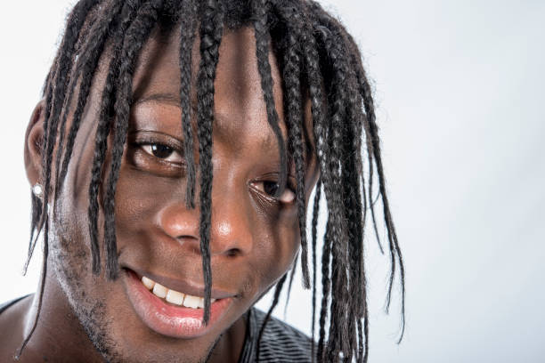 istock Close up of Black african man from Sierra leone smiling 649612254