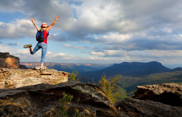istock Happy Woman feeling elation, joy, success, accomplishment 649616194