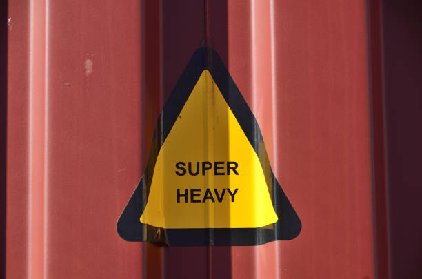 caution sign ,Super heavy caution sign ,Super heavy 警戒 stock pictures, royalty-free photos & images