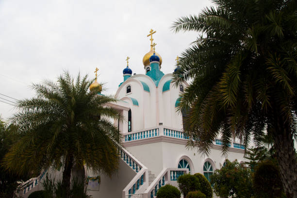 istock The small orthodox church 649642592