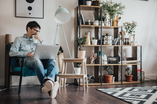 My morning routine is surfing the net and drinking coffee