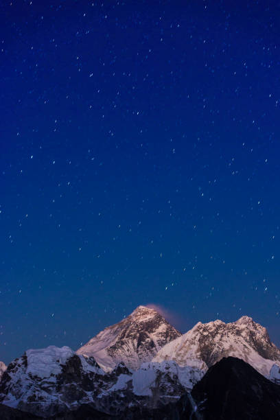 istock Mt Everest beneath starry night sky high in Himalayan mountains 649649688