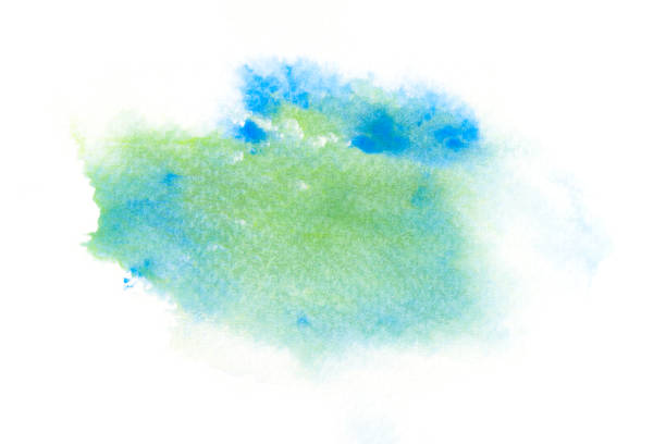 istock Abstract watercolor brush stroke background. 649649892