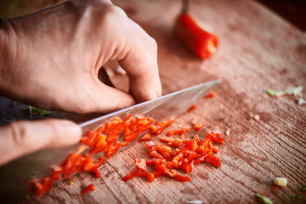 istock Housewife preparing vegetables in her kitchen 649653224