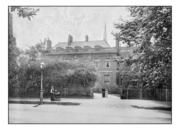 istock Antique London's photographs: Thackeray's House, Palace Gardens 649657080