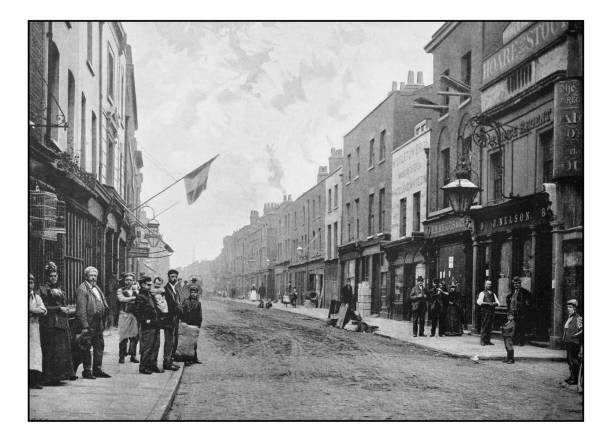 istock Antique London's photographs: St. George's Street, Ratcliff Highway 649657312