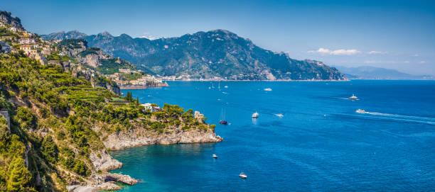 istock Amalfi Coast panorama, Campania, Italy 649657666