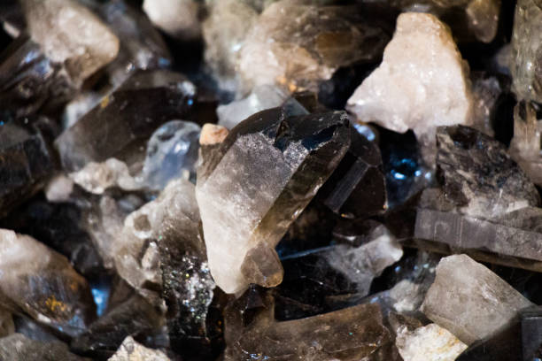 istock Set of natural mineral gemstones 649658626