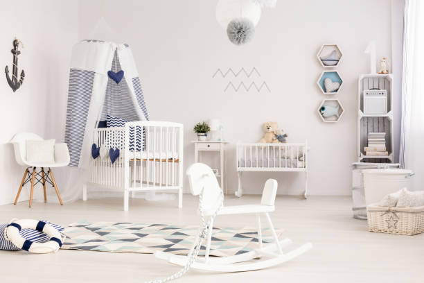 istock Idyllic infant room ready to welcome its first occupant 649661320