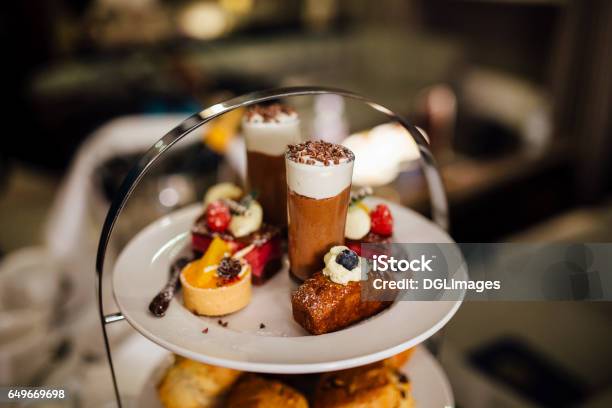 Afternoon Tea Treats Stock Photo - Download Image Now - Afternoon Tea, Cake, Gourmet