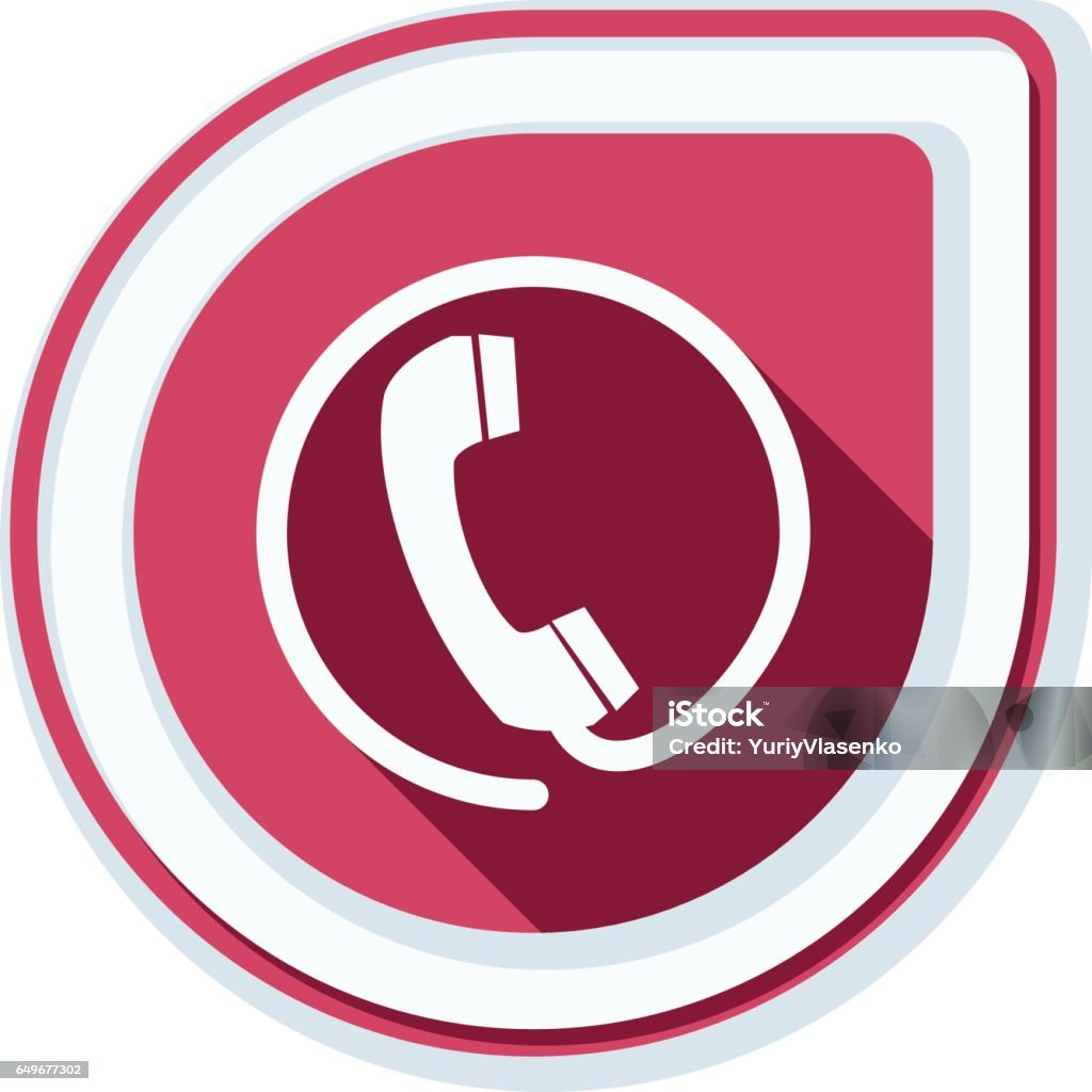 Simple Call Button Call Contact Button Illustration Stock Illustration - Download Image ...