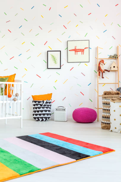 istock White room and colorful additions 649679582