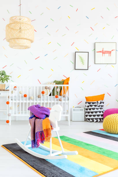 istock Rocking horse and cradle 649679606
