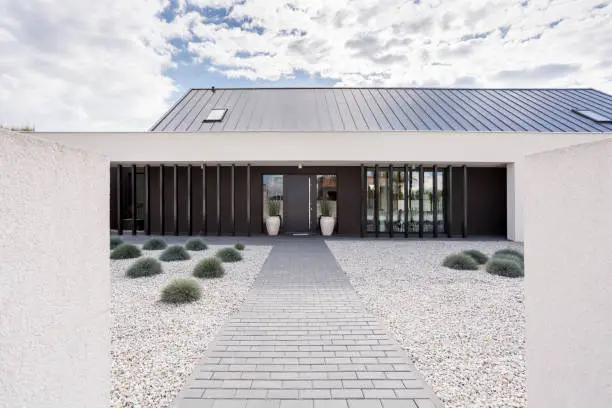 Photo of Pavement leading to house