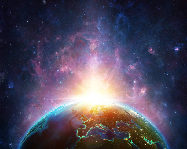 Sunrise On Planet Earth - Europe View
