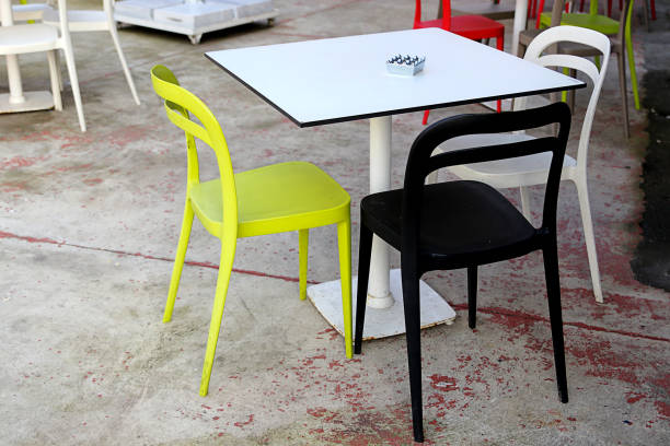 istock Colorful Chair and Park 649692020