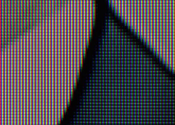 istock Black Triangle on Pink  Abstract  Background from Television Screen 649692386