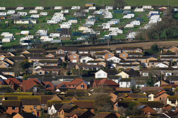 istock Axe Vale Caravan Park in Seaton 649692412