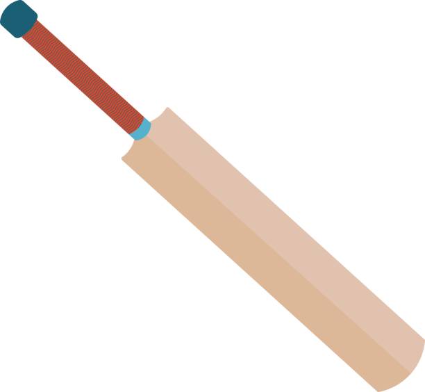 Print Cricket bat illustration. Cricket bat on white background. Cricket bat vector. Bat illustration. Cricket bat vector cricket bat stock illustrations