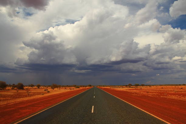 istock Endless Australian highway across the outback 649692852