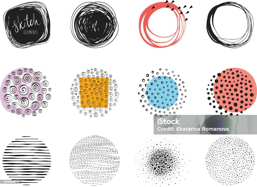 Circles_05 - clipart vectoriel de Spirale libre de droits