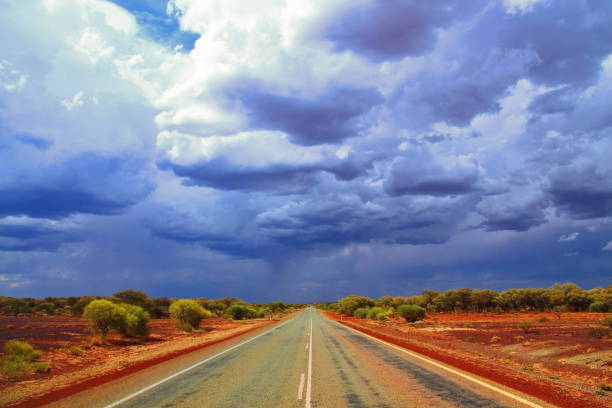 istock Endless Australian highway across the outback 649696012
