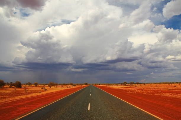 istock Endless Australian highway across the outback 649698884