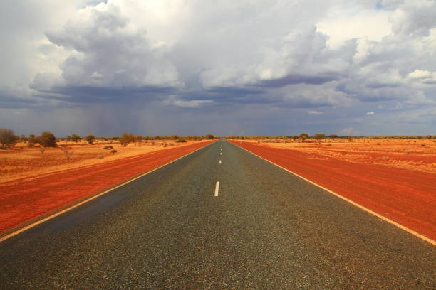 istock Endless Australian highway across the outback 649699308