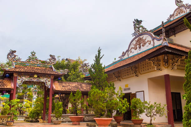 istock Linh Son Pagoda in Da Lat, Vietnam 649711444