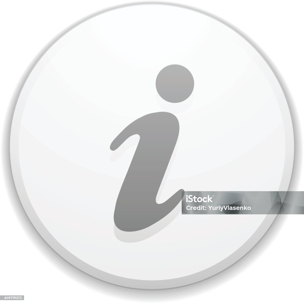 Info Button Illustration Stock Illustration - Download Image Now ...