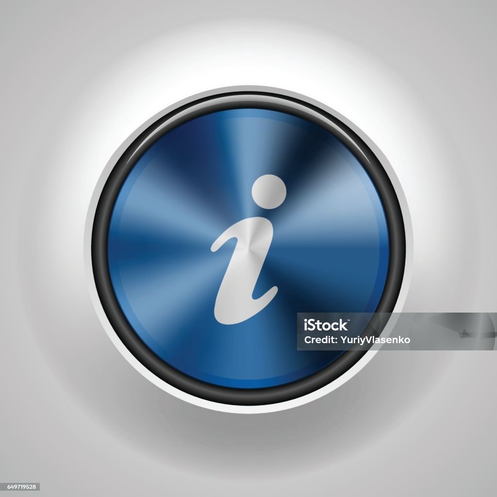 Infor Button Info Button Illustration Stock Illustration - Download Image Now ...