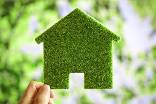 istock Green eco house environmental background 649721768