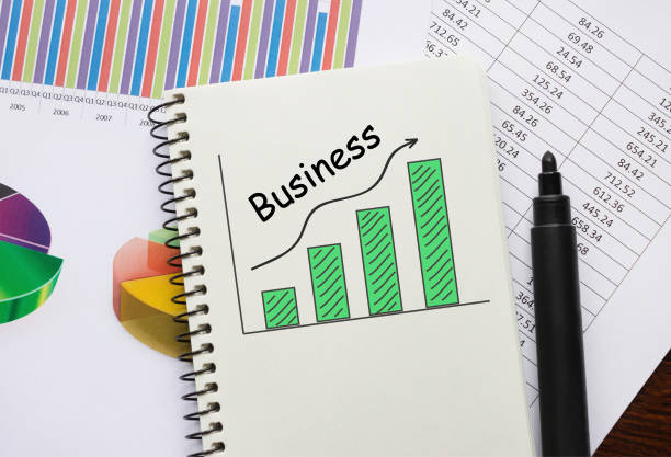 istock Notebook with Toolls and Notes about Business 649722472